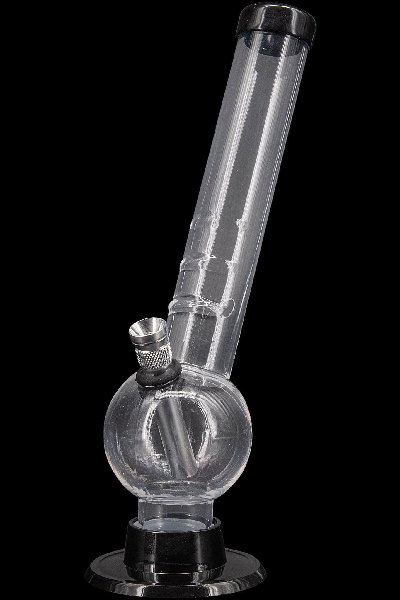 JM Plastics Acrylic Angled Neck Bubble Bong