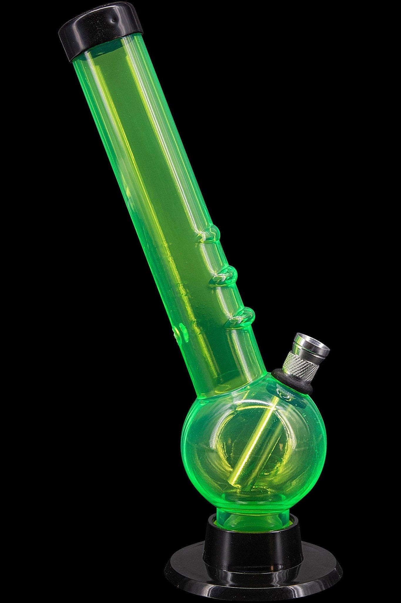 JM Plastics Acrylic Angled Neck Bubble Bong