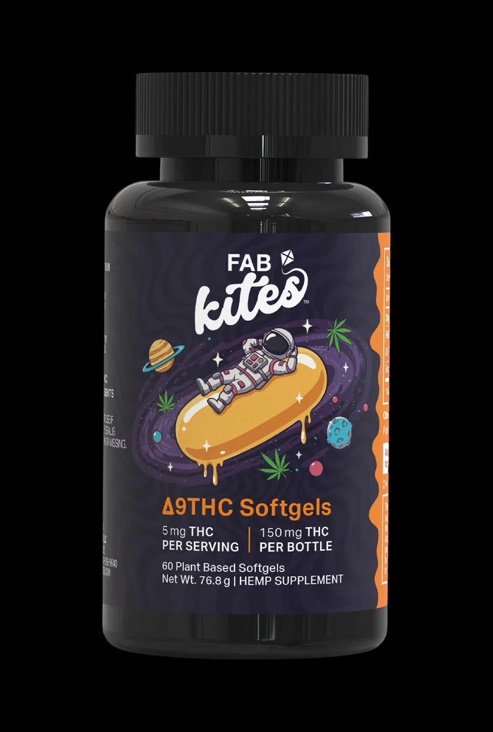 FAB Kites D9 THC Softgels (150mg)