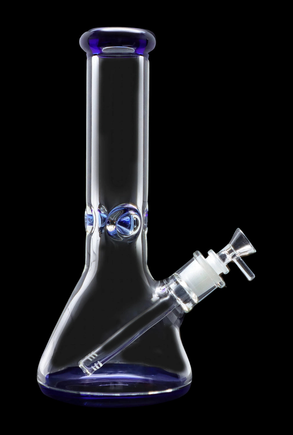 Smoke Cartel 9mm Big Base Beaker w/ Color Accents Bong - 12 in.
