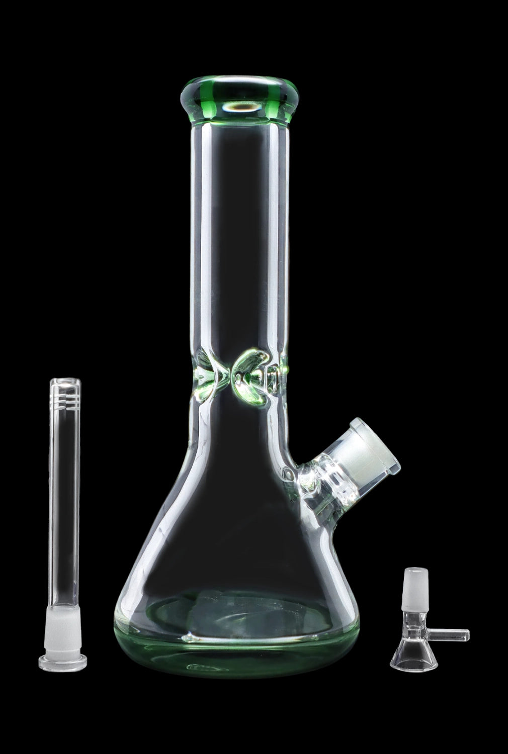 Smoke Cartel 9mm Big Base Beaker w/ Color Accents Bong - 12 in.