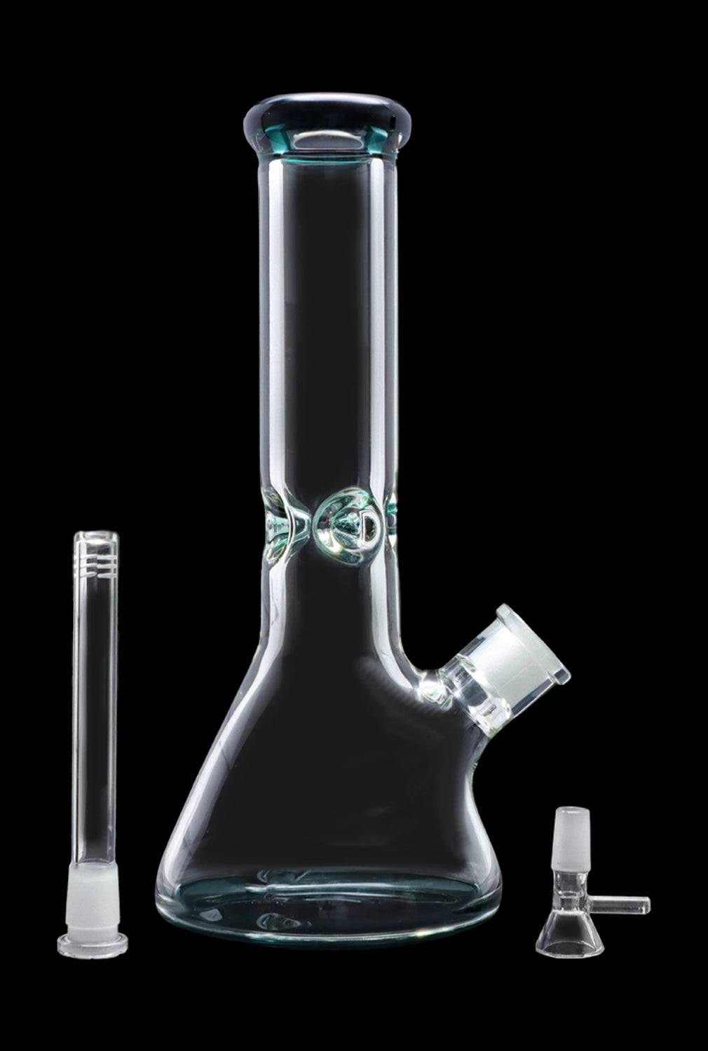 Smoke Cartel 9mm Big Base Beaker w/ Color Accents Bong - 12 in.