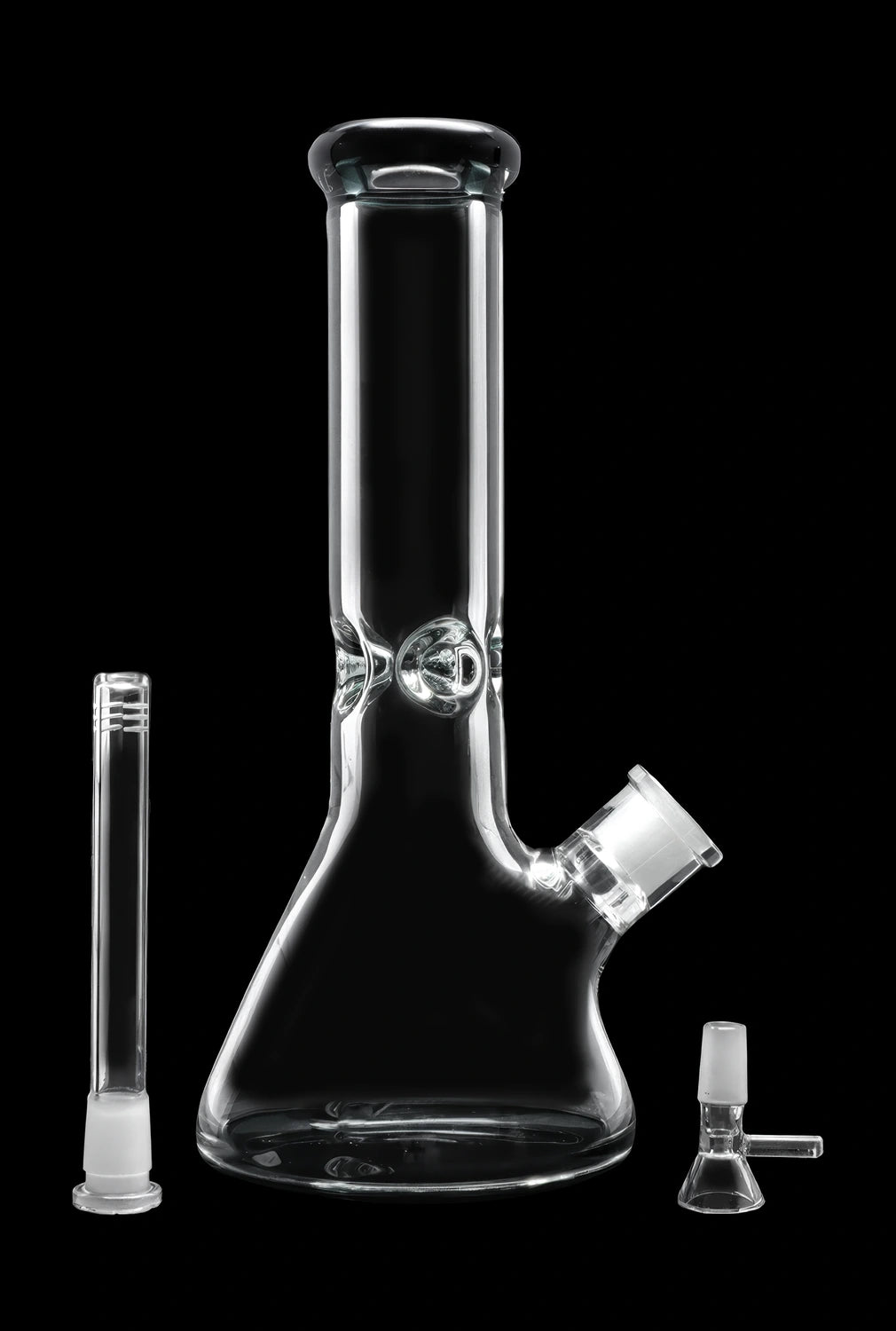 Smoke Cartel 9mm Big Base Beaker w/ Color Accents Bong - 12 in.