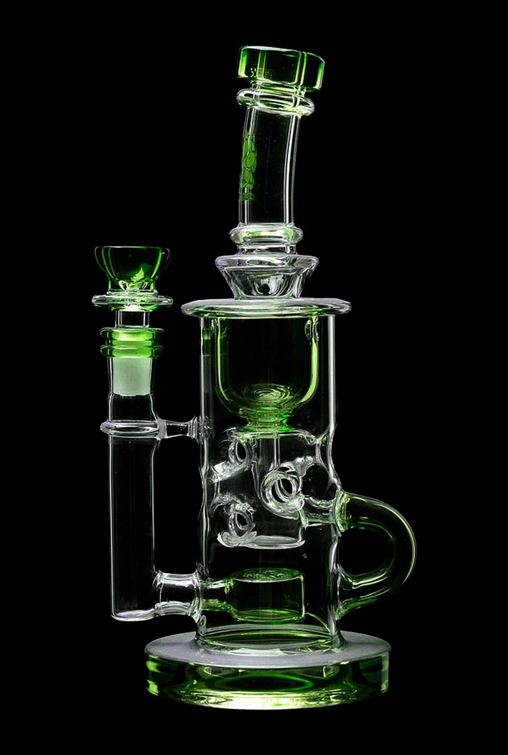 Calibear Cascade Flower Of Life Klein Recycler Dab Rig