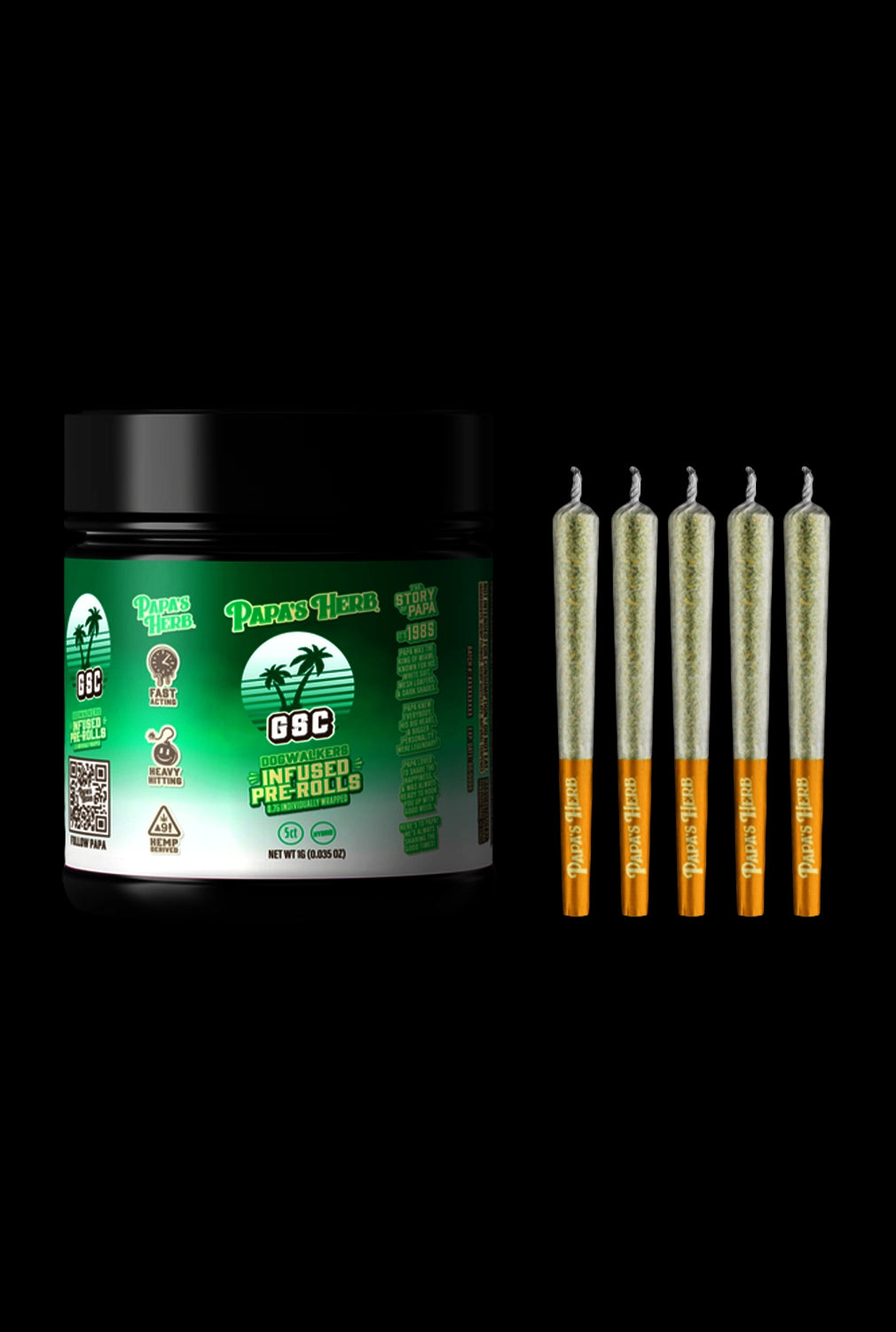 Papa's Herb INFUSED 5 PACK GSC HYBRID