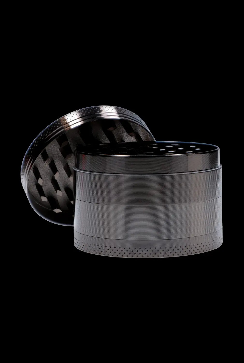 63mm Chrome w/ Glowing Mushroom Grinder