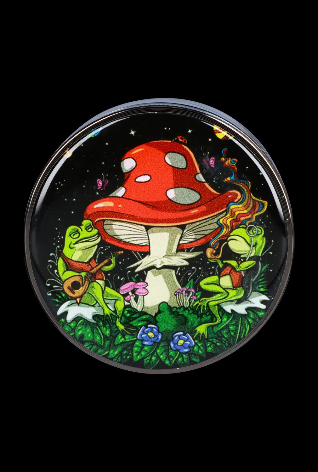 Mushroom Frogs 63mm Chrome Grinder