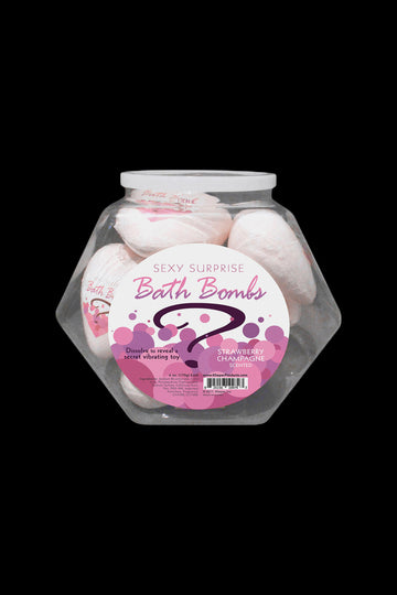 Sexy Surprise Adult Toy Strawberry Champagne Bath Bomb  - 9pc Display - Sexy Surprise Adult Toy Strawberry Champagne Bath Bomb  - 9pc Display