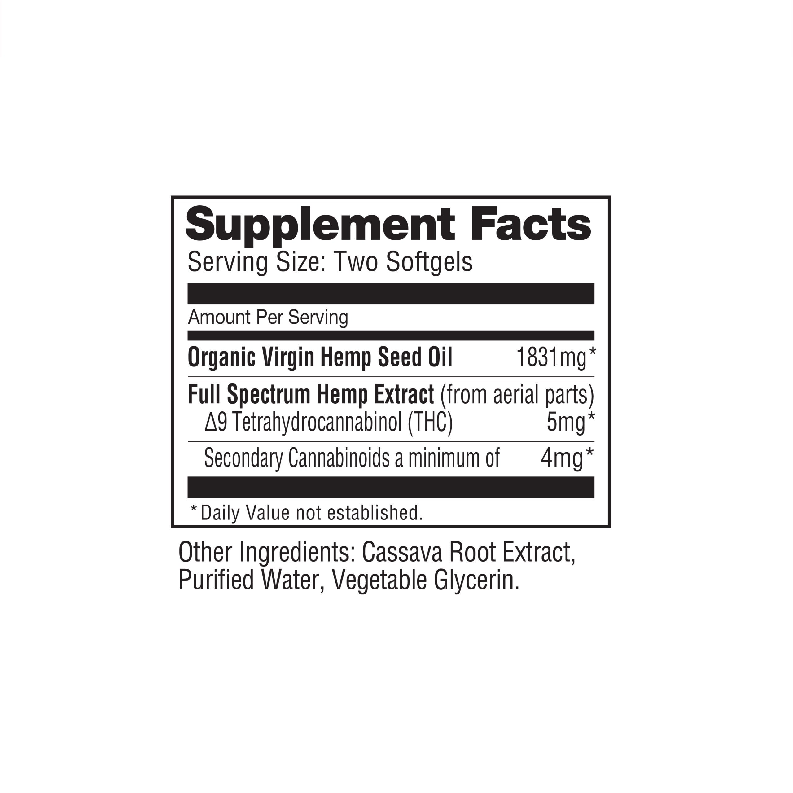 NuLeaf Naturals Delta 9 THC Capsules