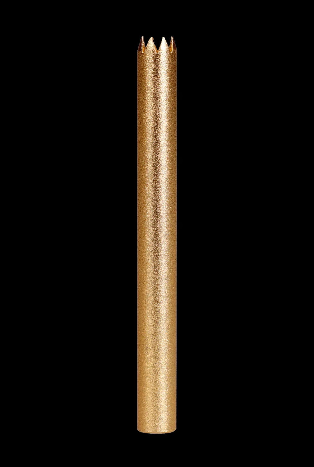 Gold cannabis filter tip.