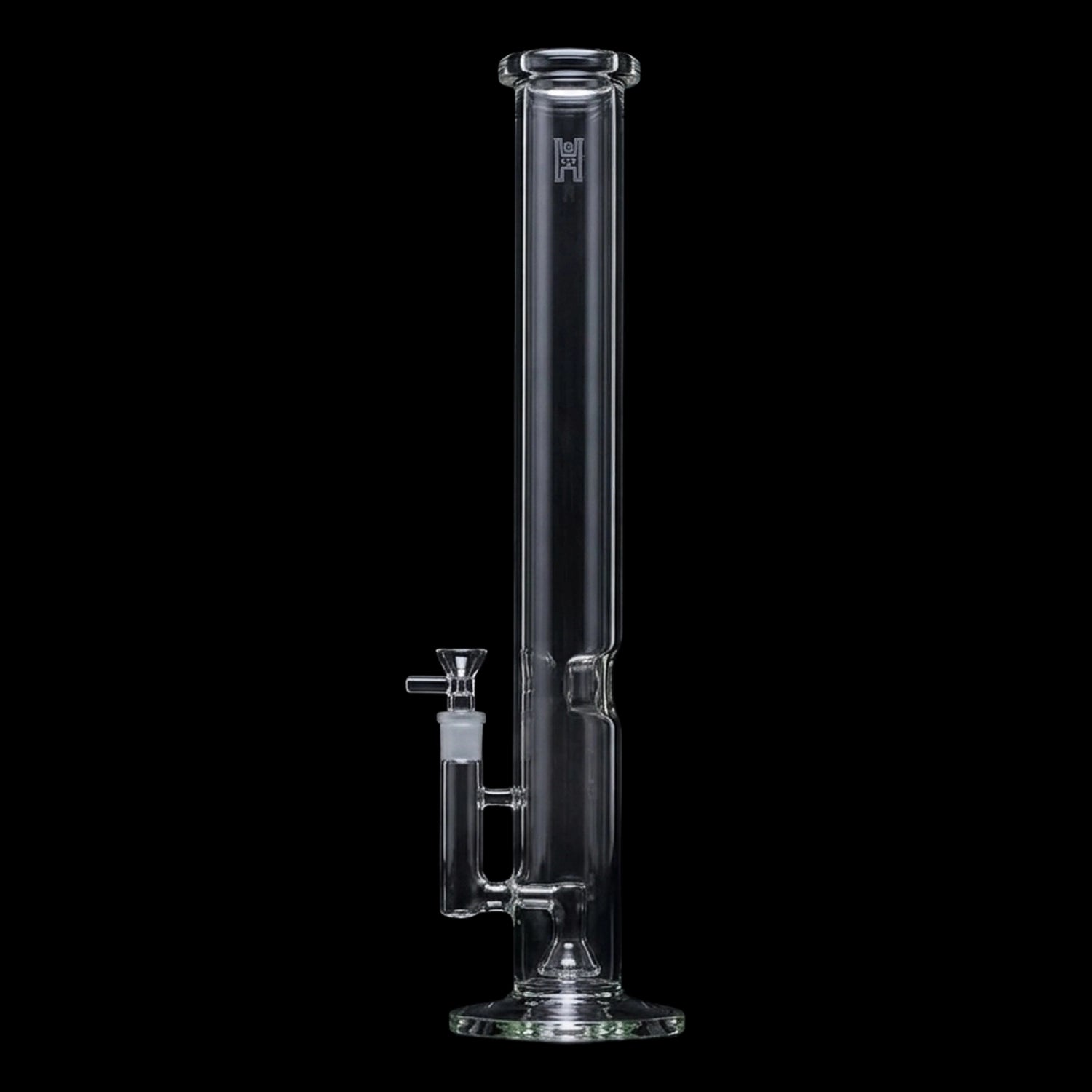 Glass Water Pipe Human Grade 18" Tube Straight