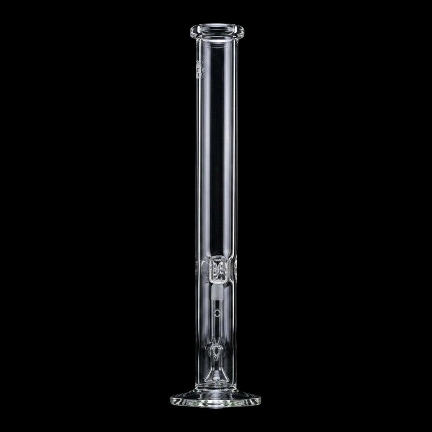 Glass Water Pipe Human Grade 18" Tube Straight