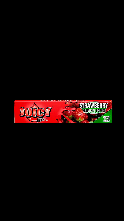 Pack of Juicy Jay's strawberry flavored rolling papers.
