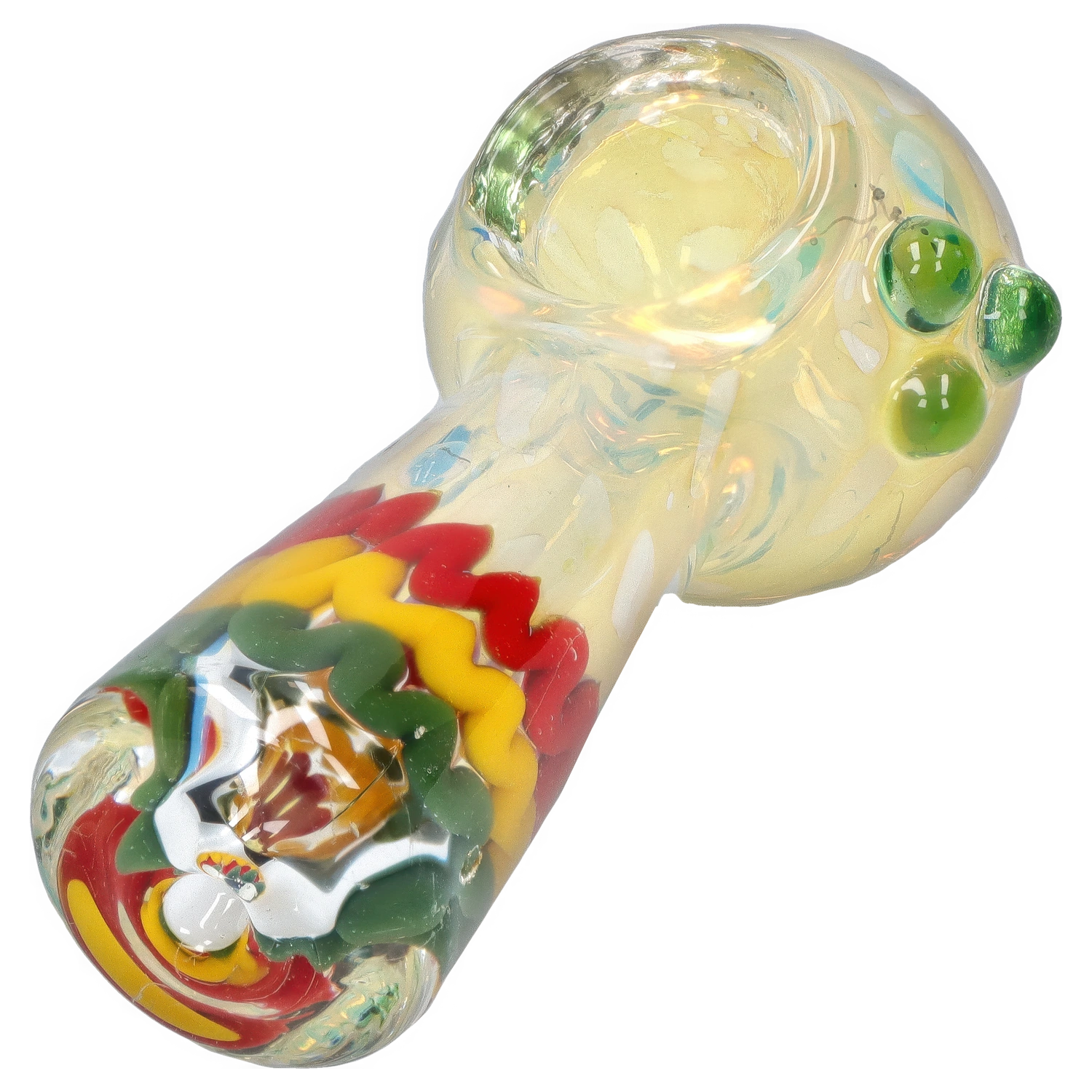 Smoke Cartel Twisting Color Wrap Spoon Pipe - 4in.