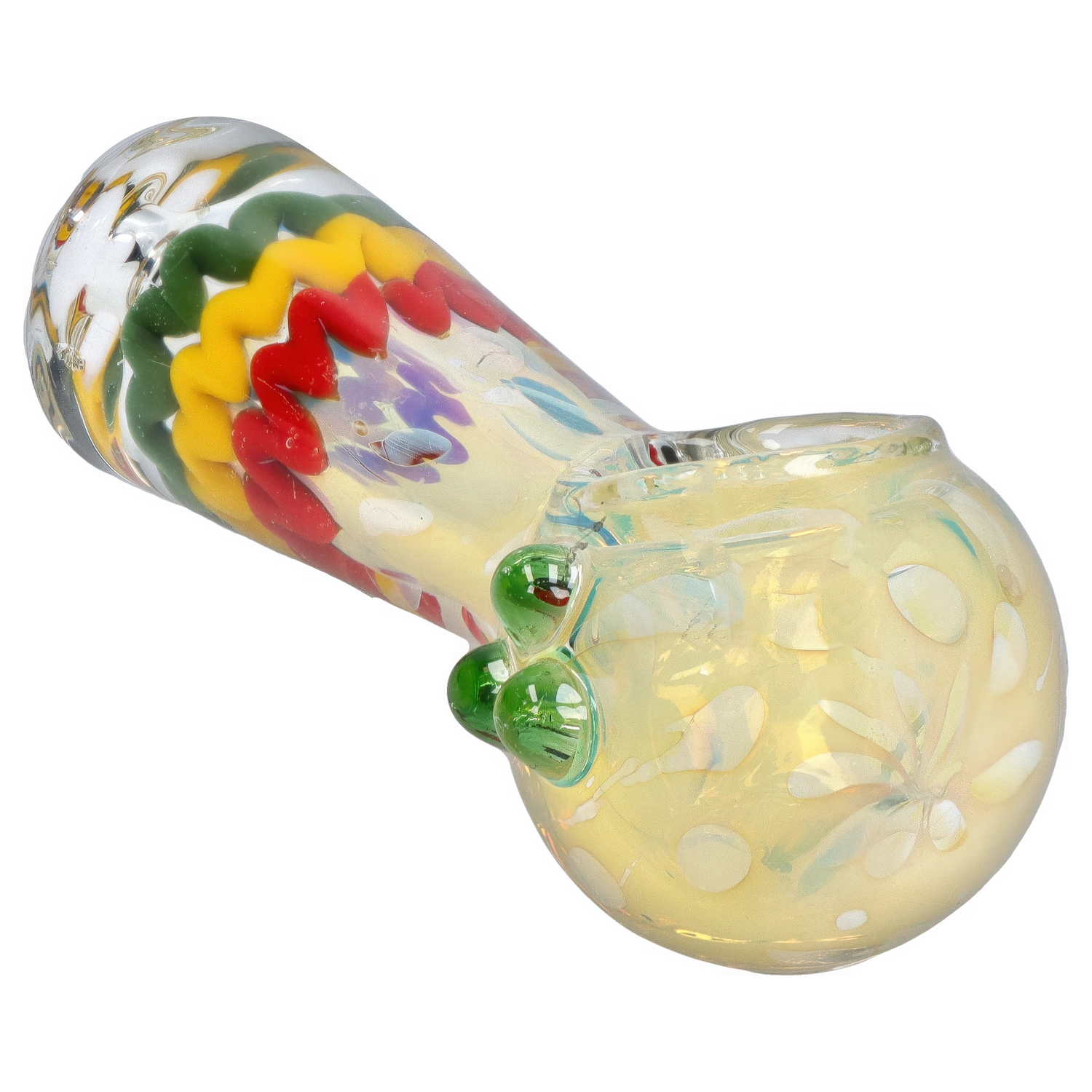 Smoke Cartel Twisting Color Wrap Spoon Pipe - 4in.