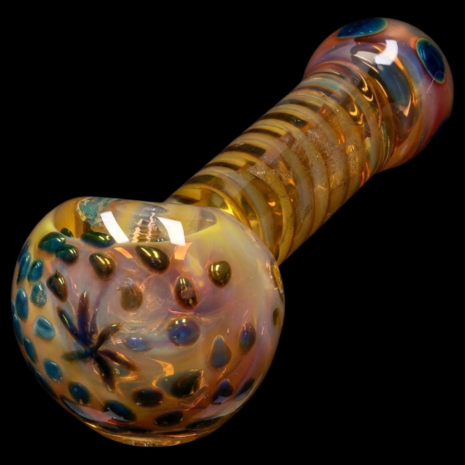 Smoke Cartel Swirly Speckled Spoon Pipe