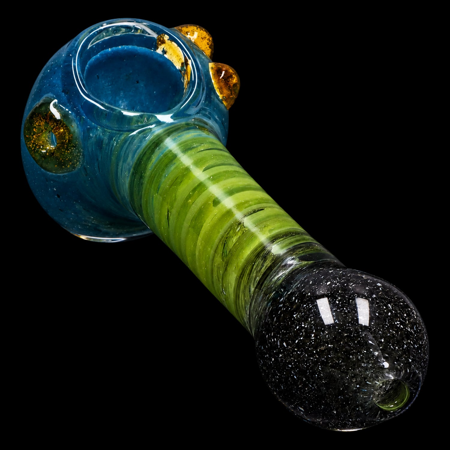 Smoke Cartel Tri-Color Swirl Spoon Pipe