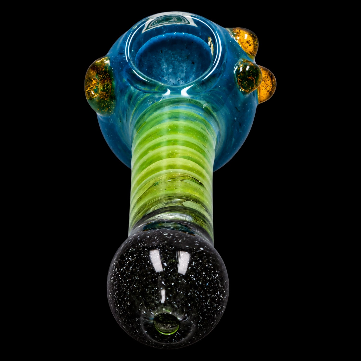 Smoke Cartel Tri-Color Swirl Spoon Pipe