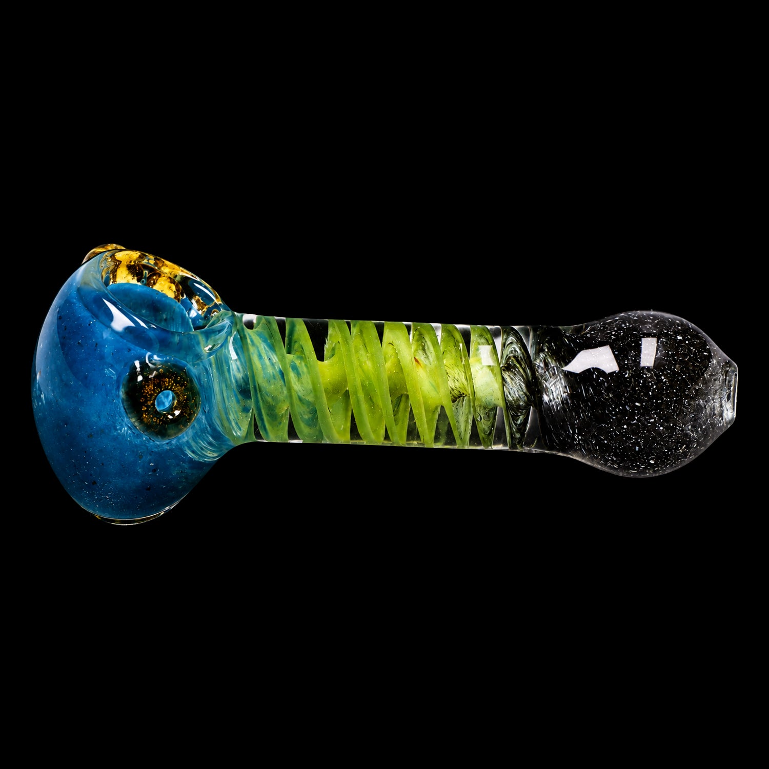Smoke Cartel Tri-Color Swirl Spoon Pipe
