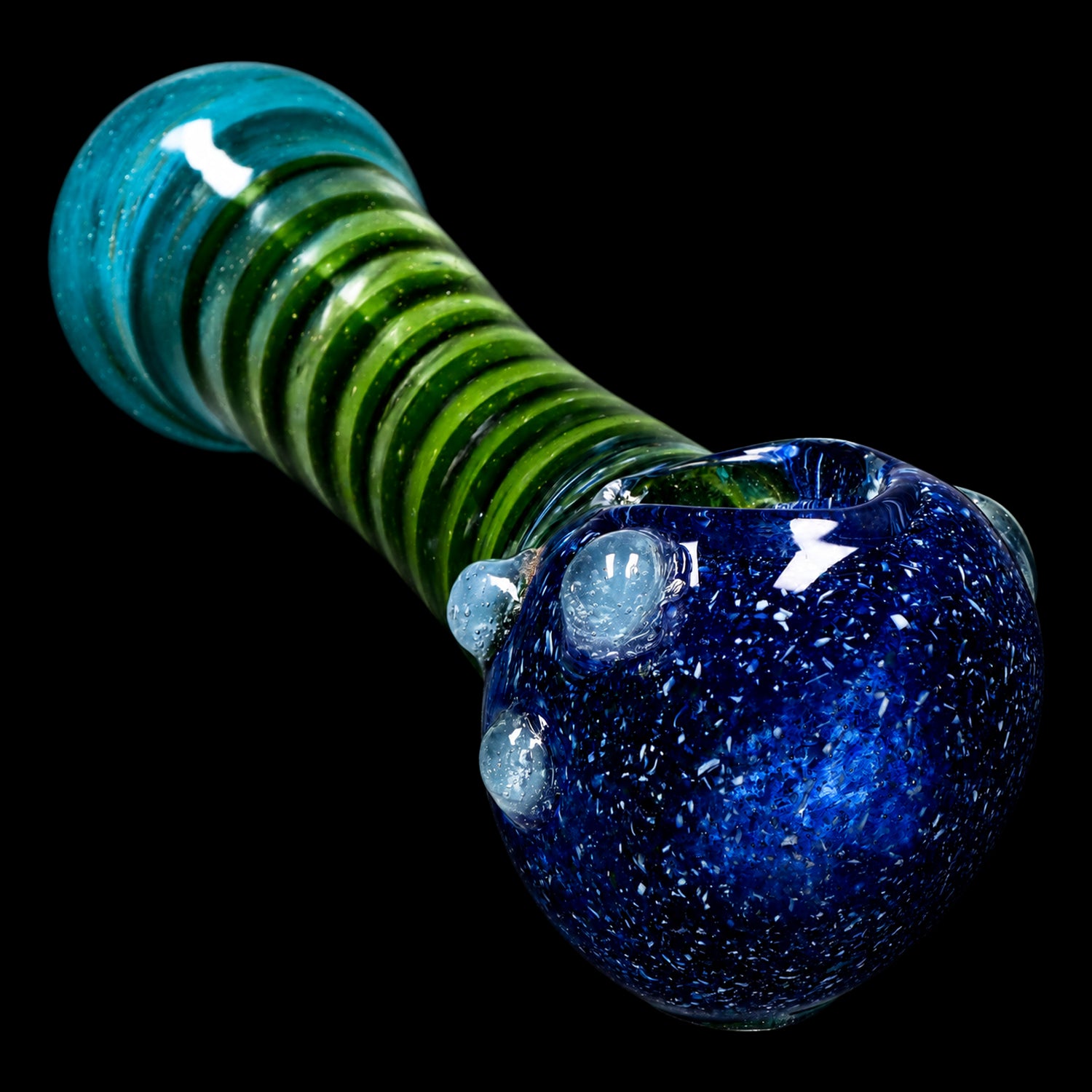 Smoke Cartel Tri-Color Swirl Spoon Pipe