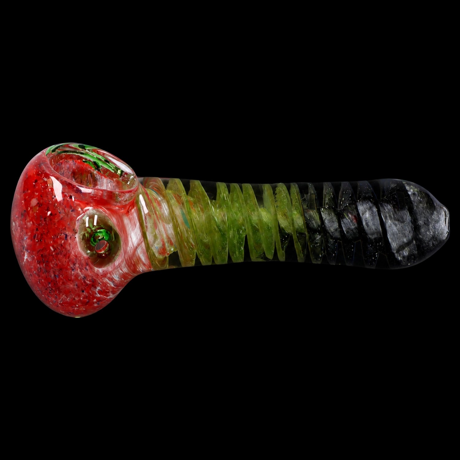 Smoke Cartel Tri-Color Swirl Spoon Pipe