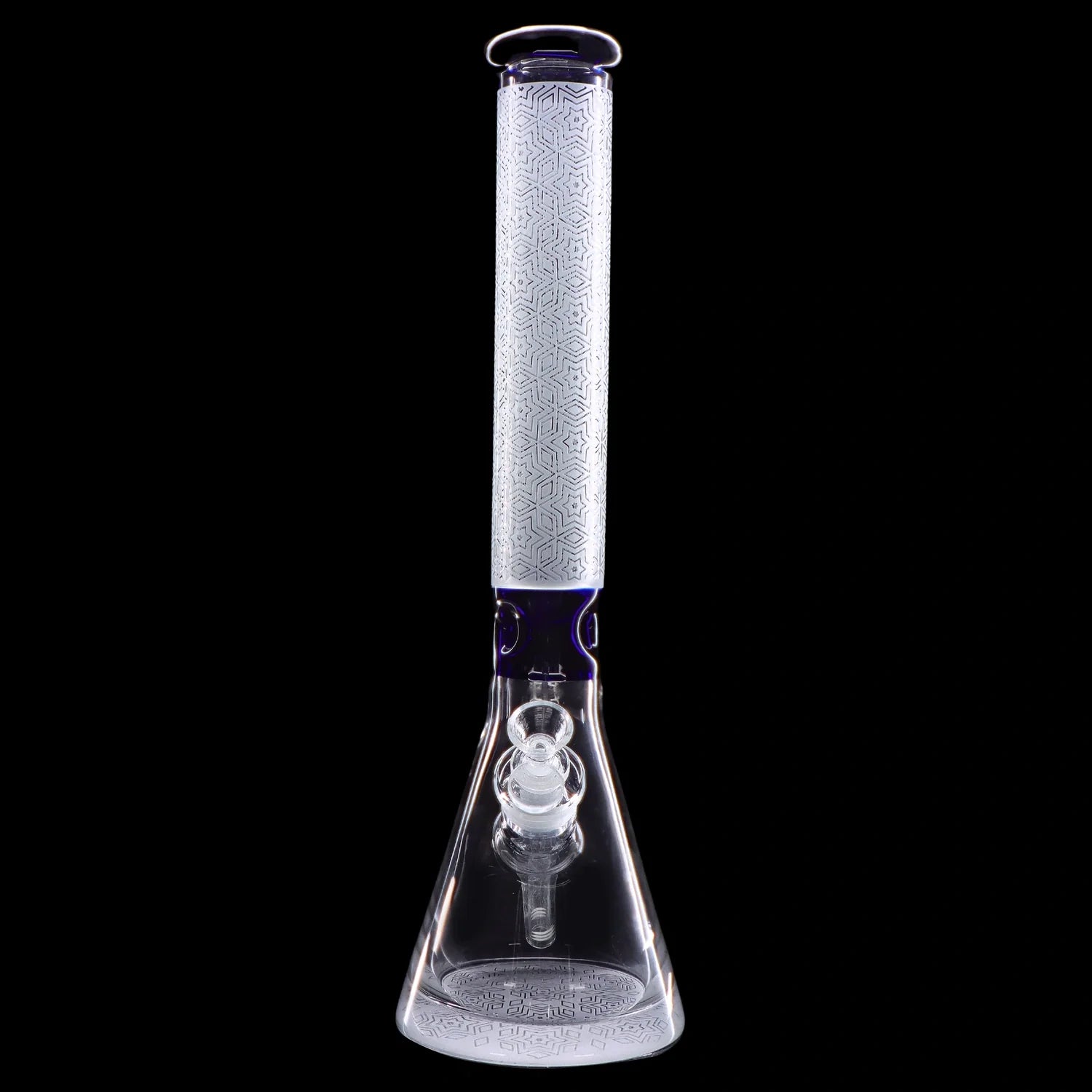 Smoke Cartel Frosted Engraved Bong - 17 in.