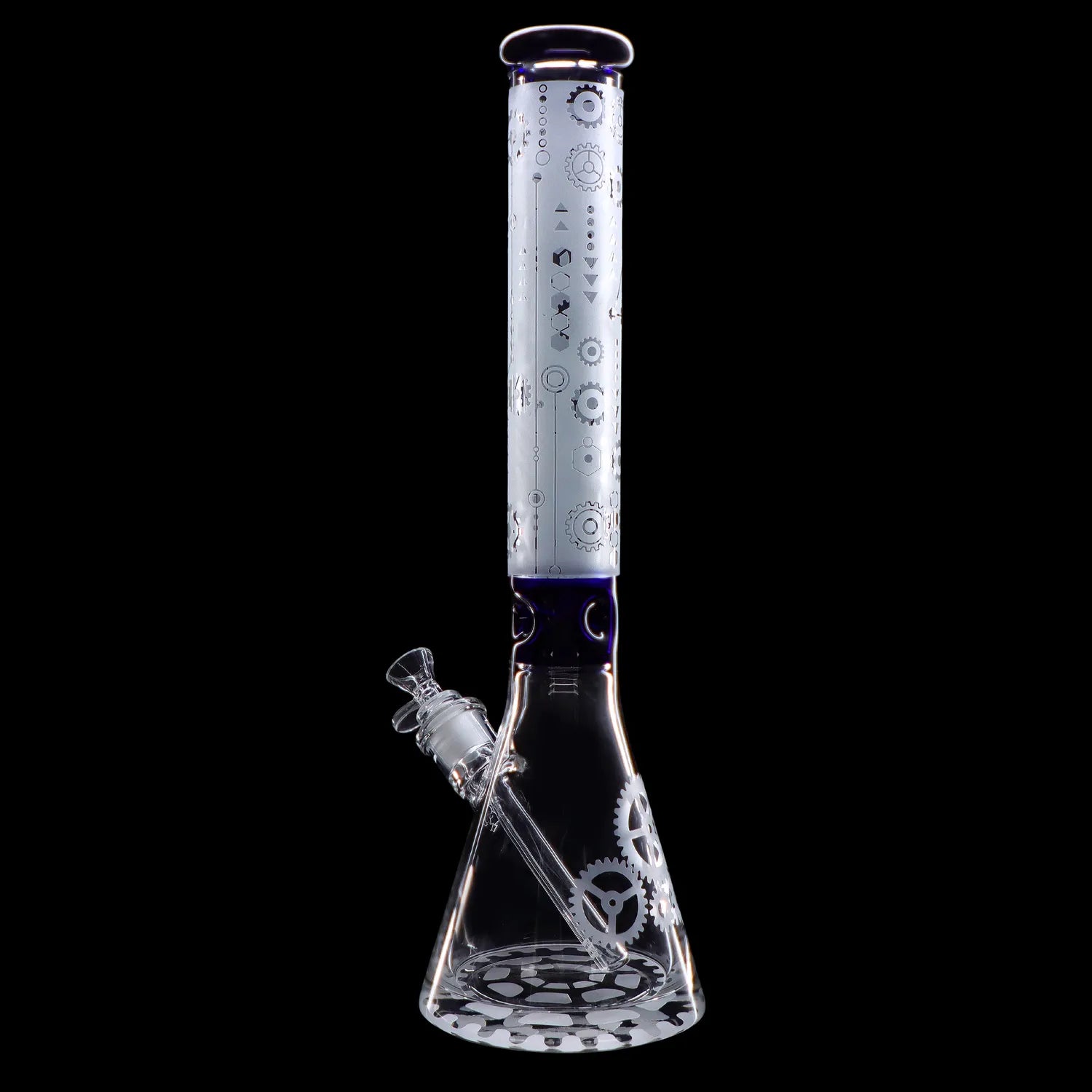 Smoke Cartel Frosted Engraved Bong - 17 in.