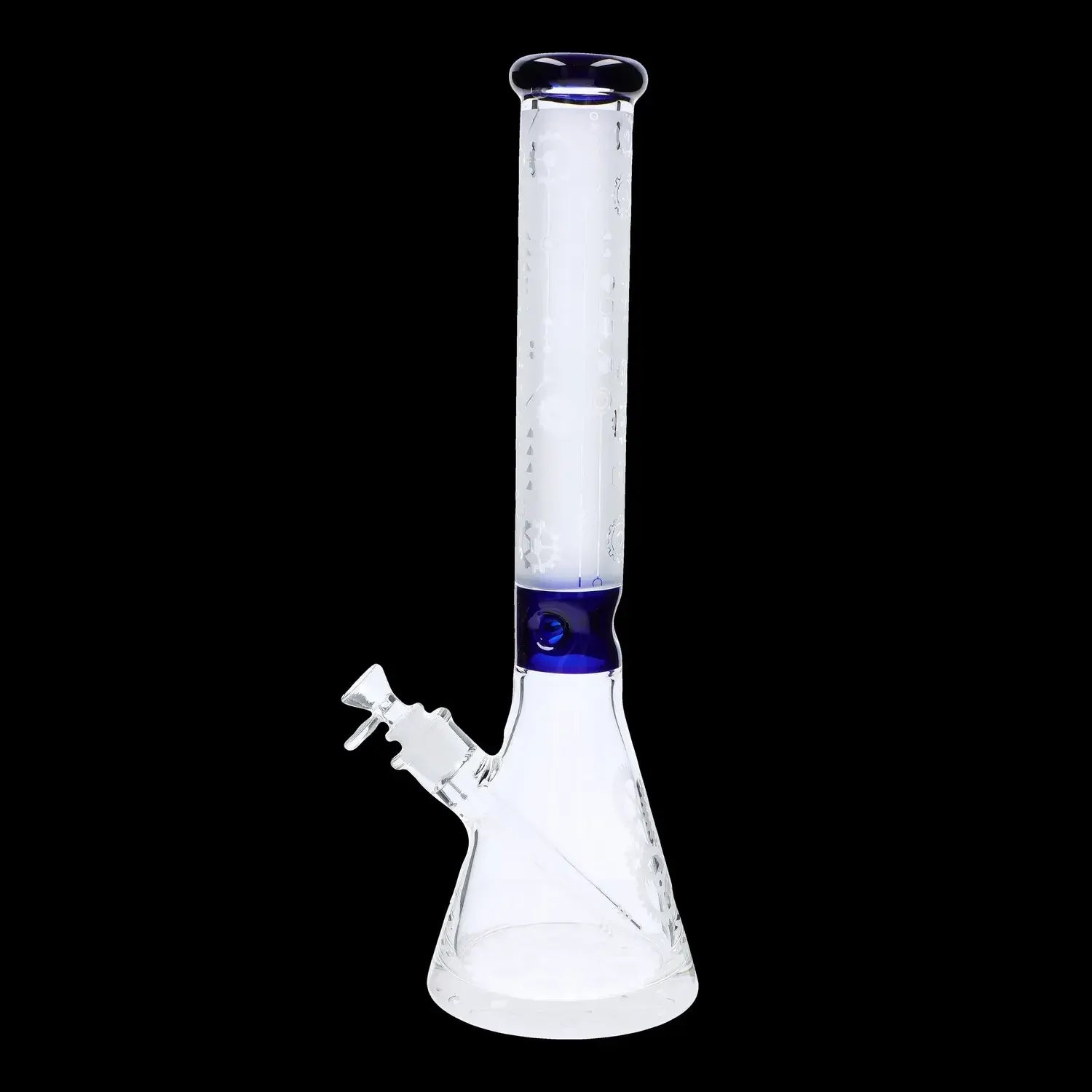 Smoke Cartel Frosted Engraved Bong - 17 in.