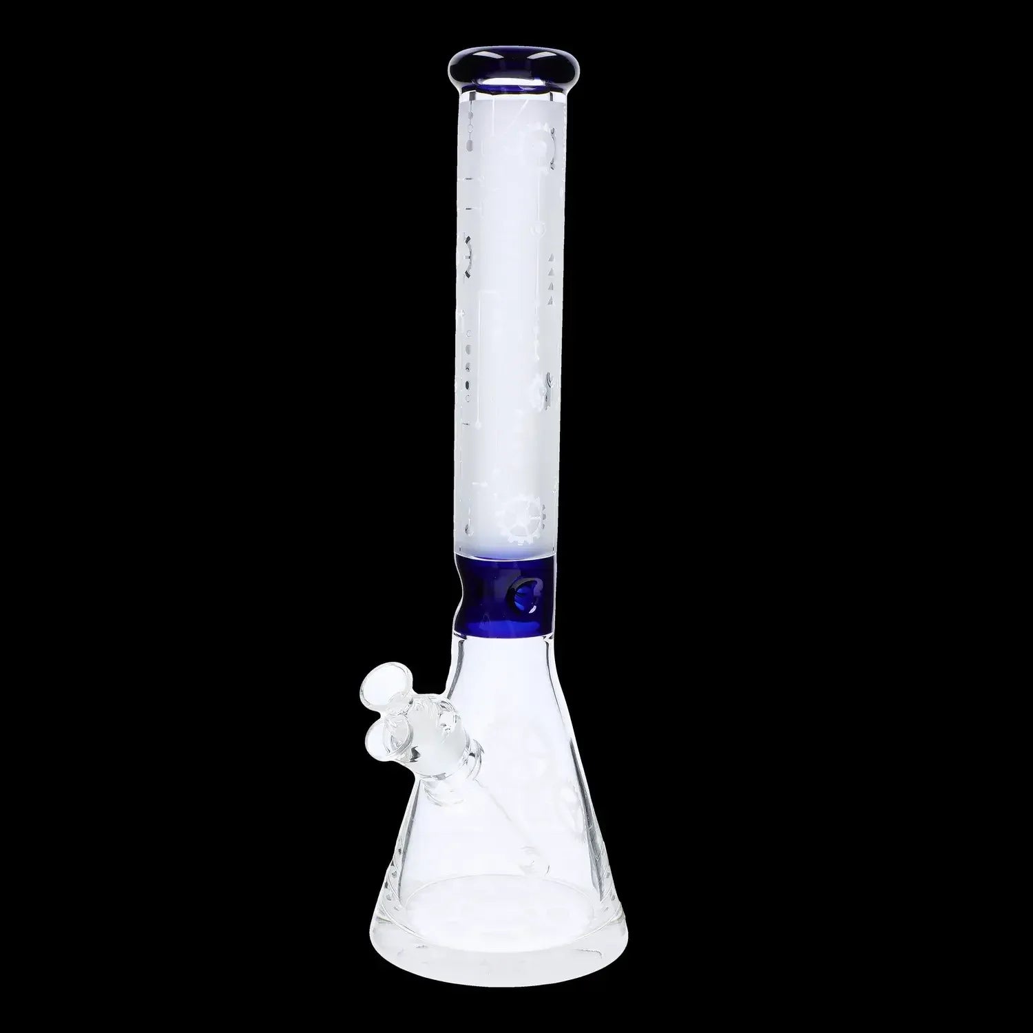 Smoke Cartel Frosted Engraved Bong - 17 in.