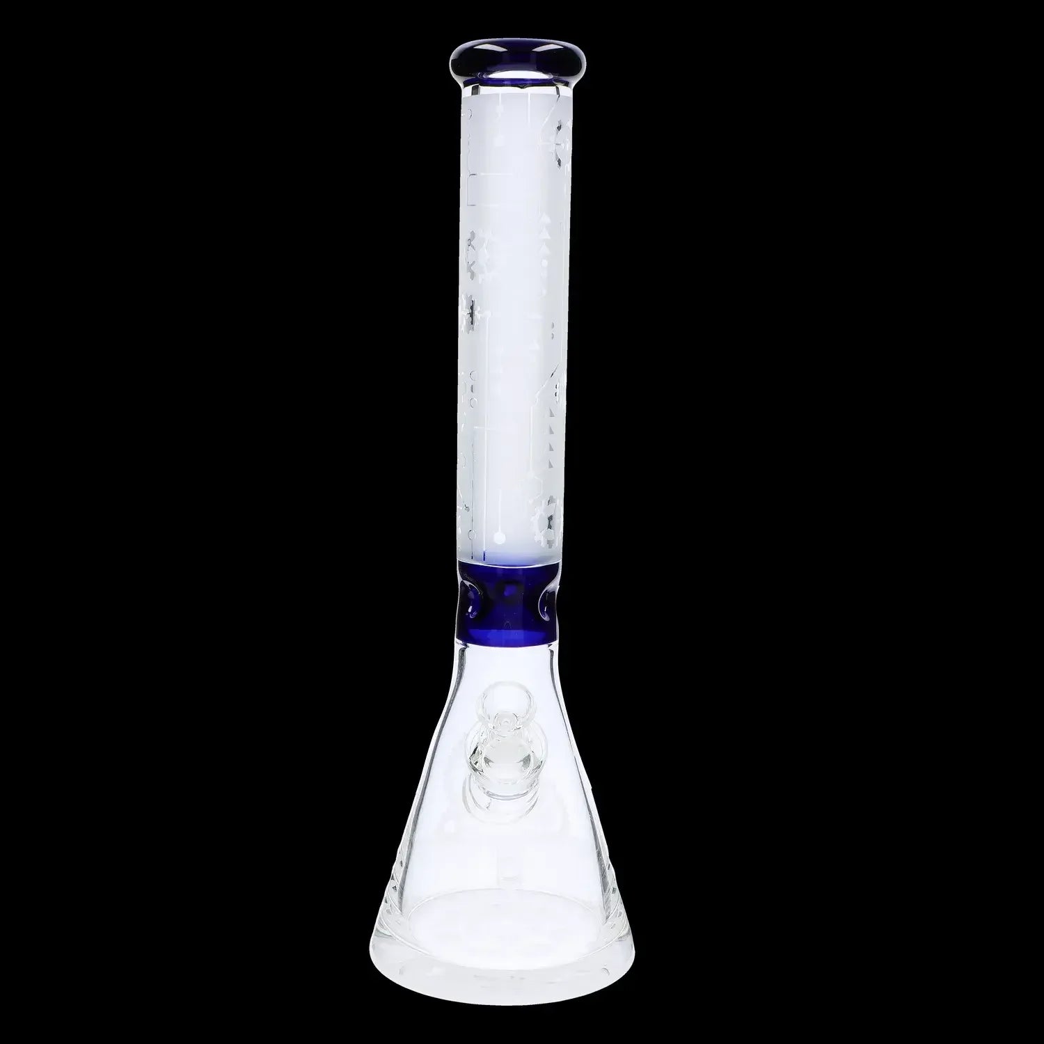 Smoke Cartel Frosted Engraved Bong - 17 in.