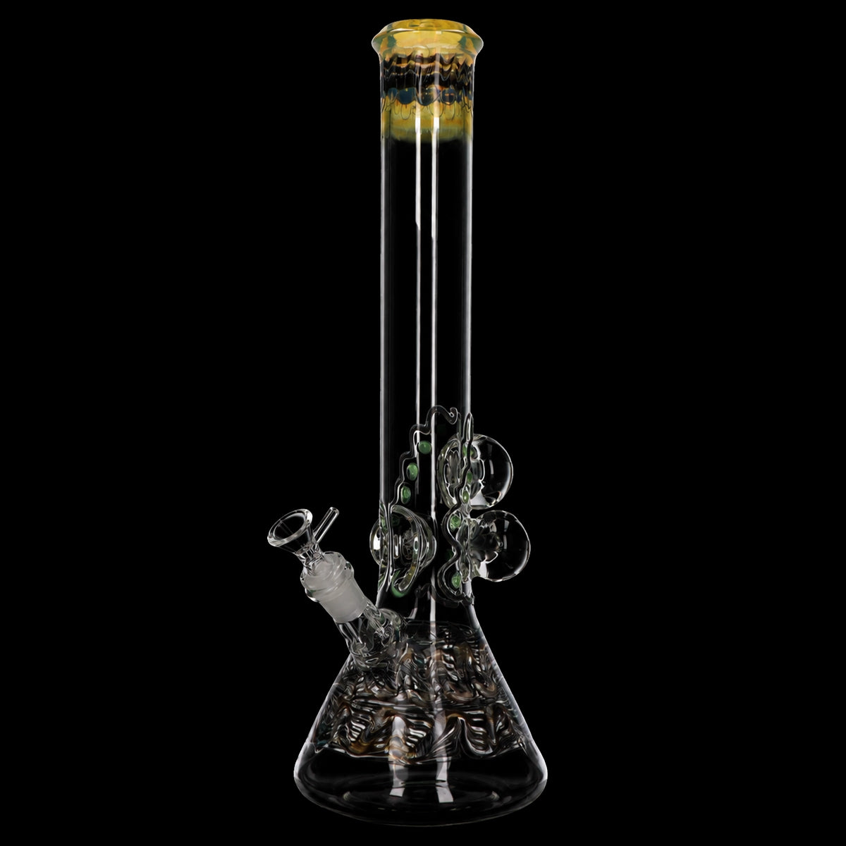Lotus Smoke Cartel Mushroom Marble Bong - 18 in.