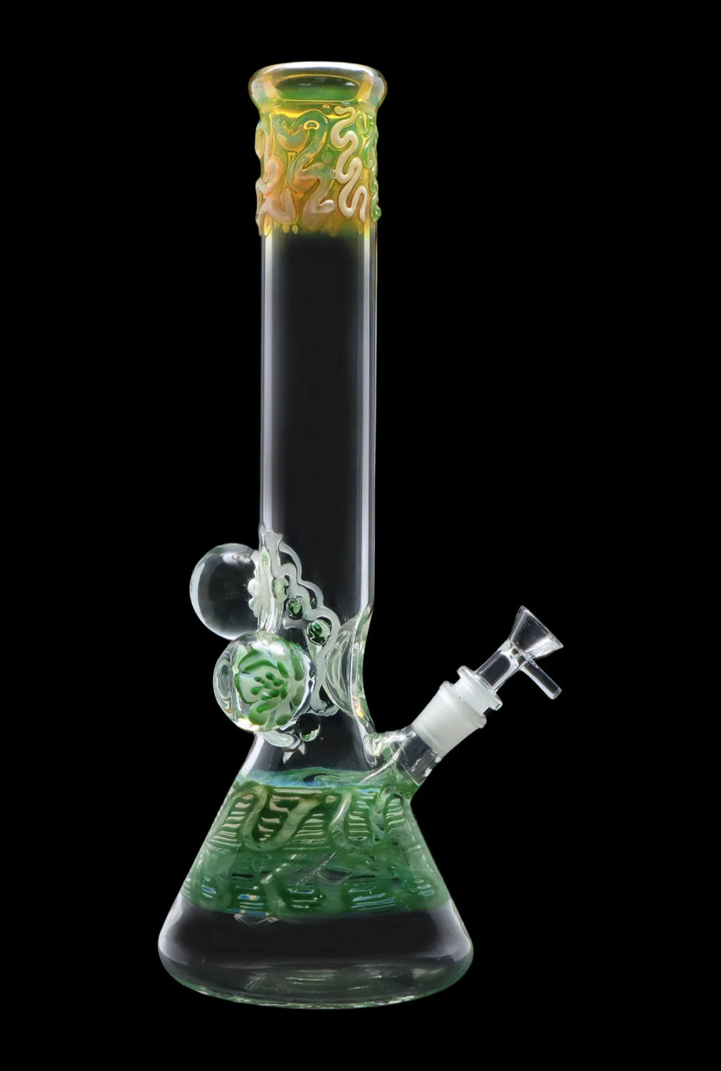 Smoke Cartel Mushroom Marble Water Pipe - 18 in.