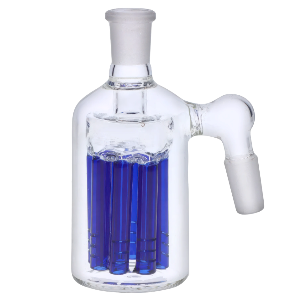 Smoke Cartel Colored Showerhead Perc Ash Catcher - 45 degree - Male 14mm