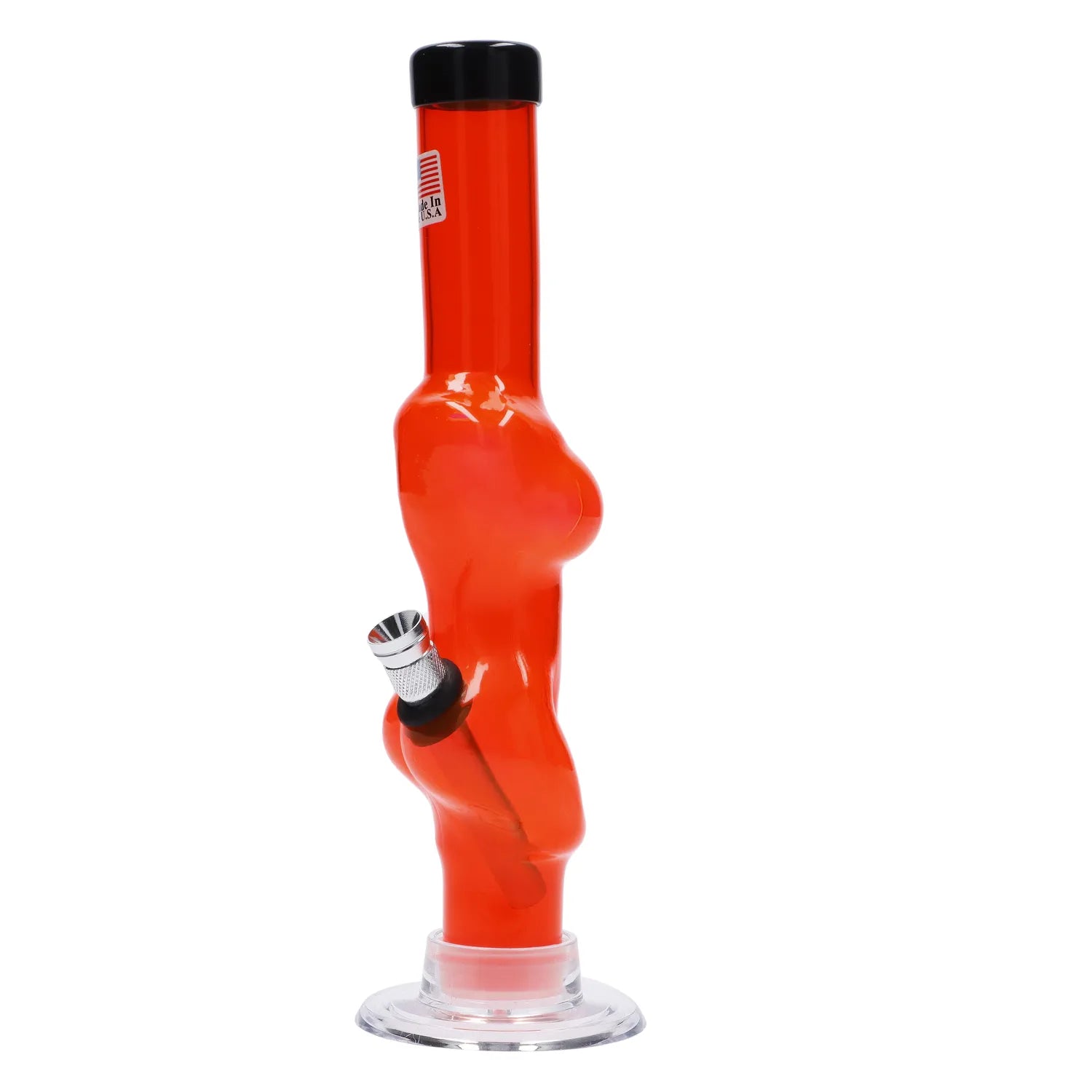 JM Plastics Serving Body Acrylic Bong - 8 in.