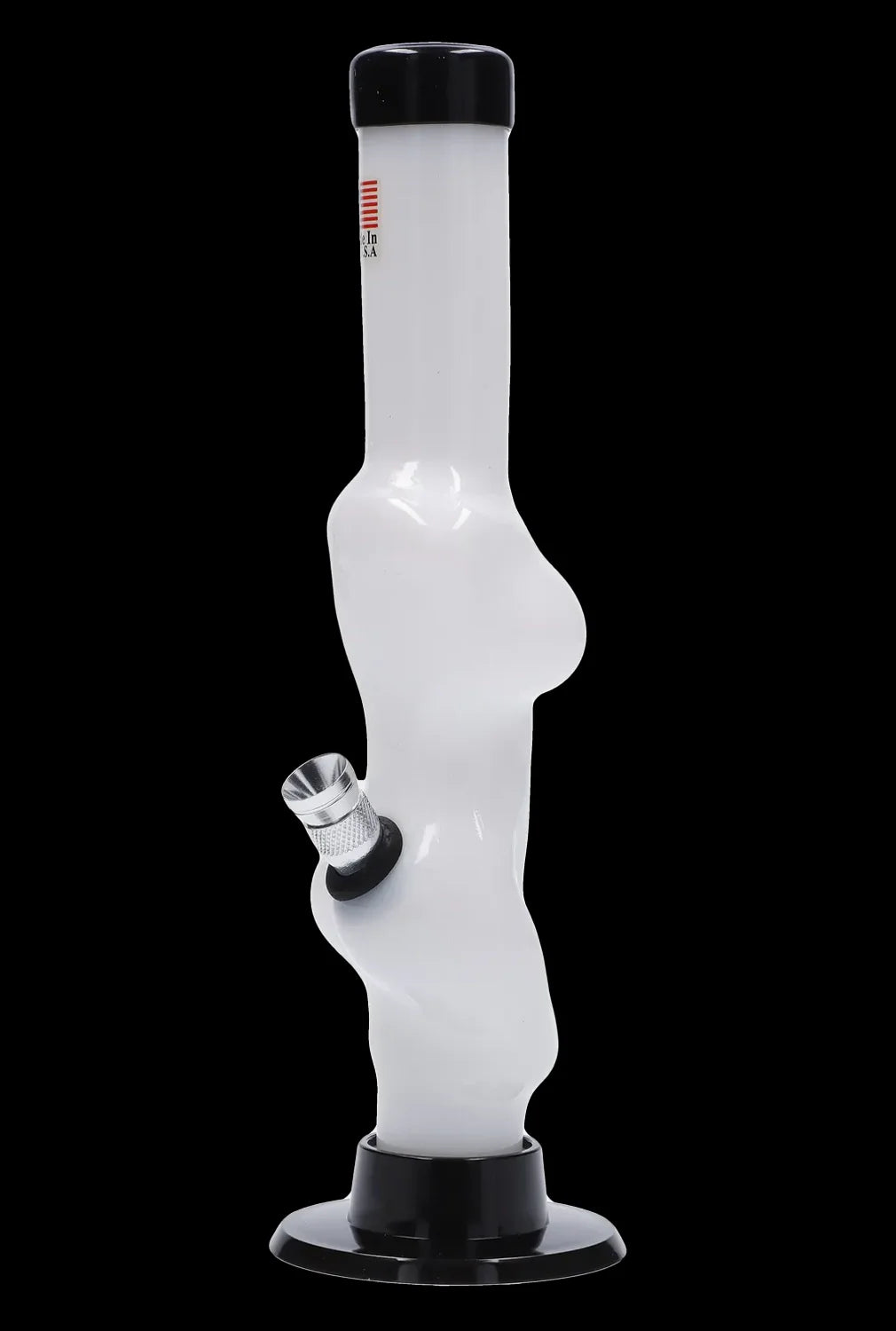 JM Plastics Serving Body Acrylic Bong - 8 in.