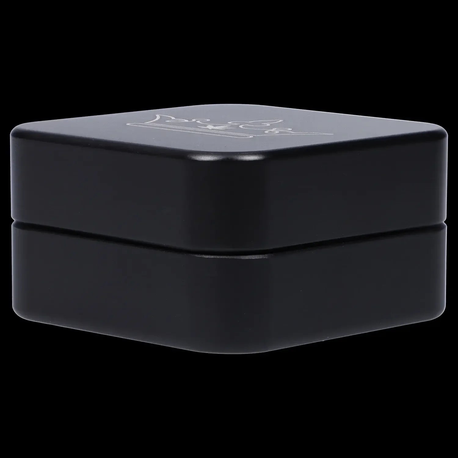 Black cannabis concentrate container.