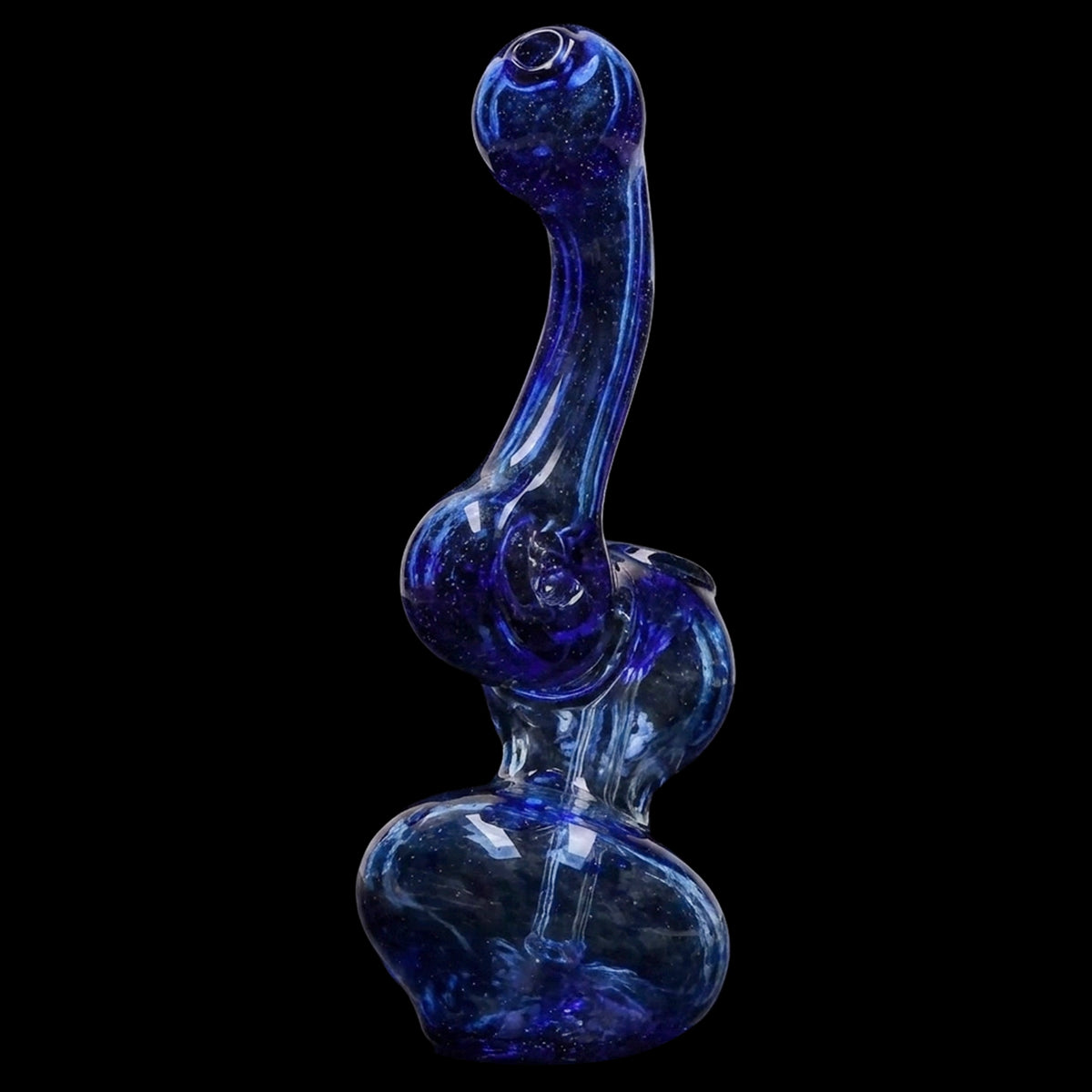 Smoke Cartel Mini Colored Bubbler with Hole