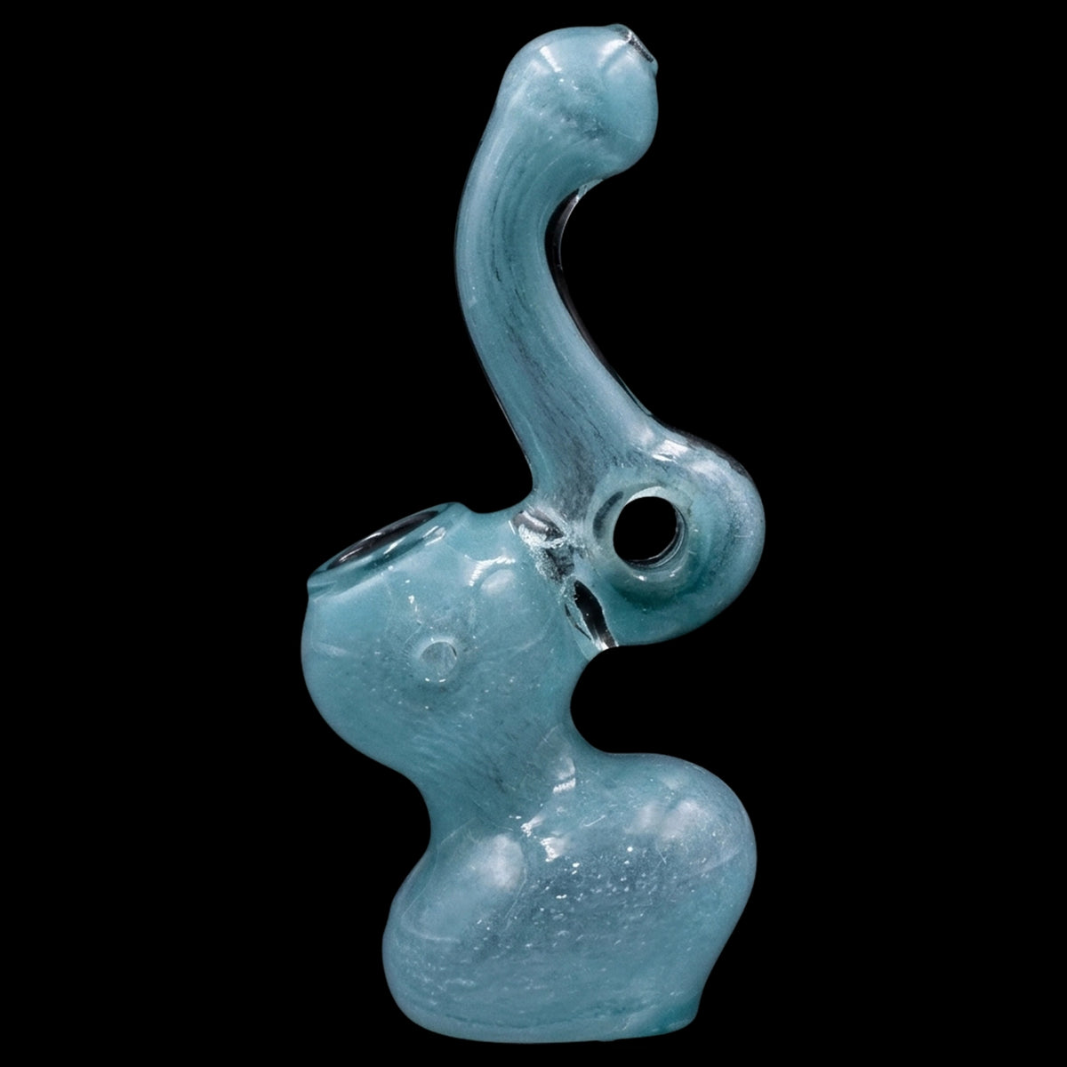 Smoke Cartel Mini Colored Bubbler with Hole