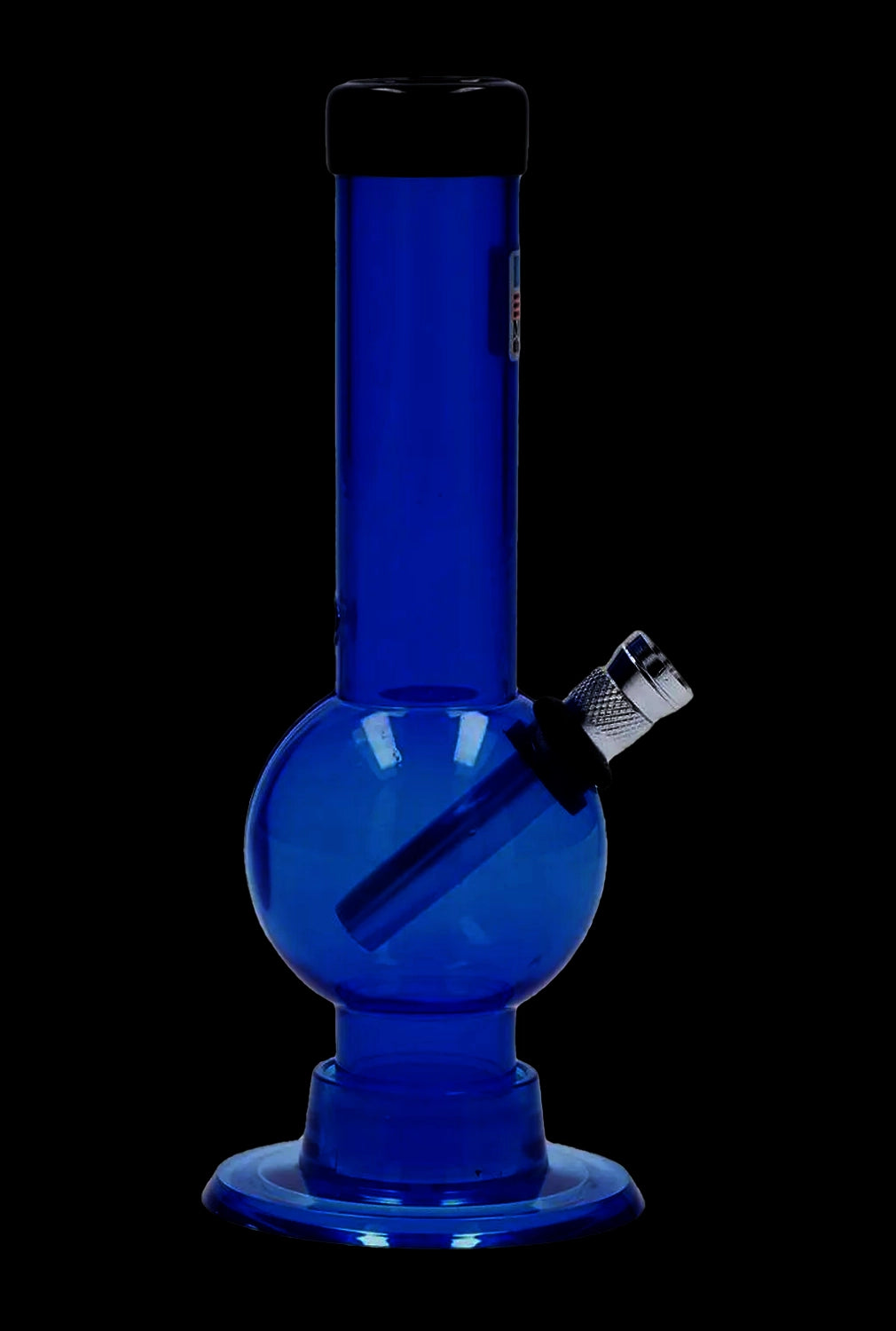JM Plastics Mini Bubble Base with Carb Hole Acrylic Bong - 6 in.