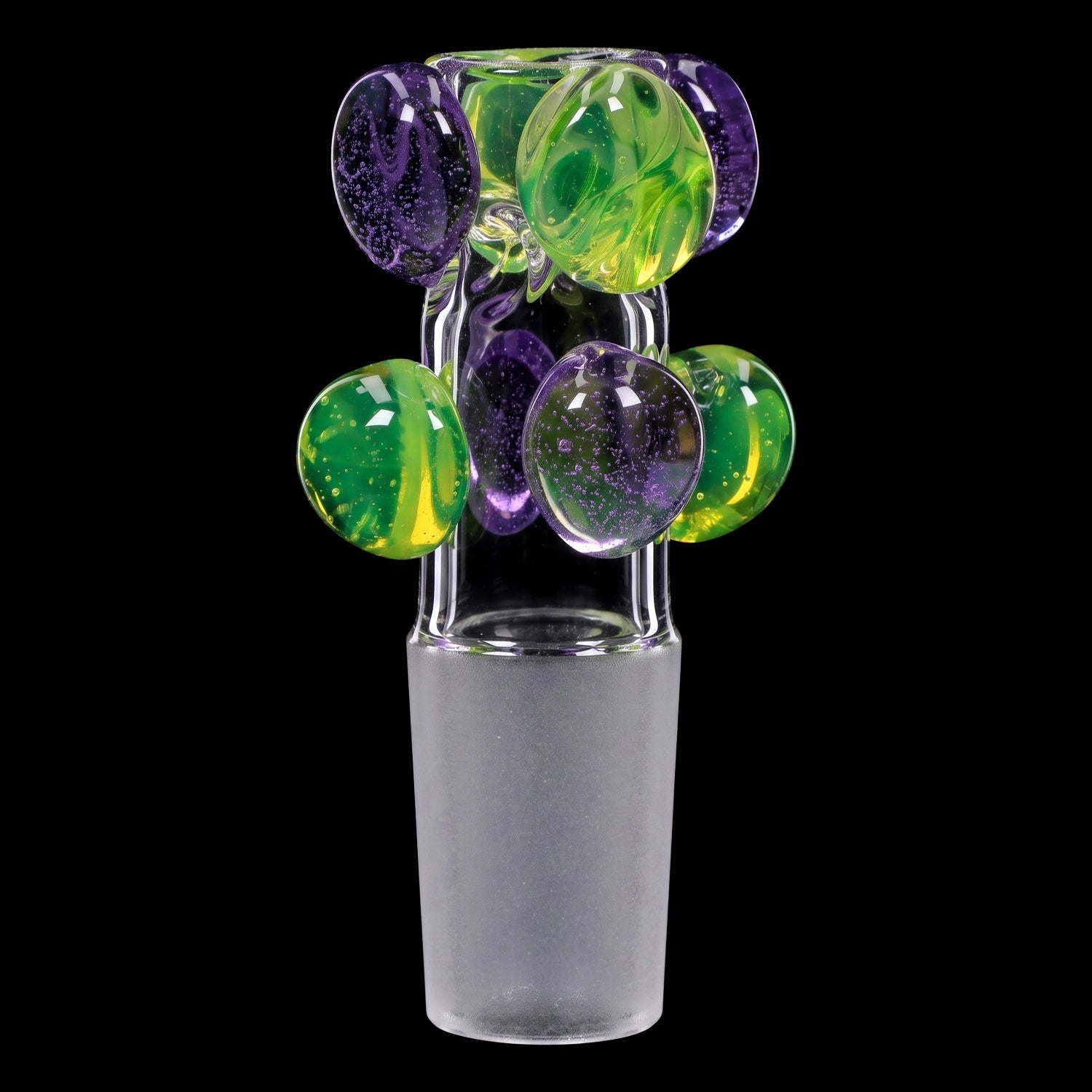 18mm Clear Bowl w/ Color Marbles - Lolly Pop Green Slime