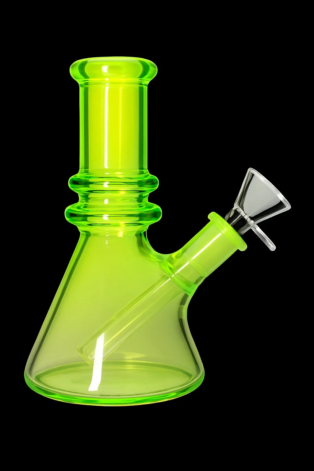 Smoke Cartel Heavy Iridescent Beaker Bong - 6 in.
