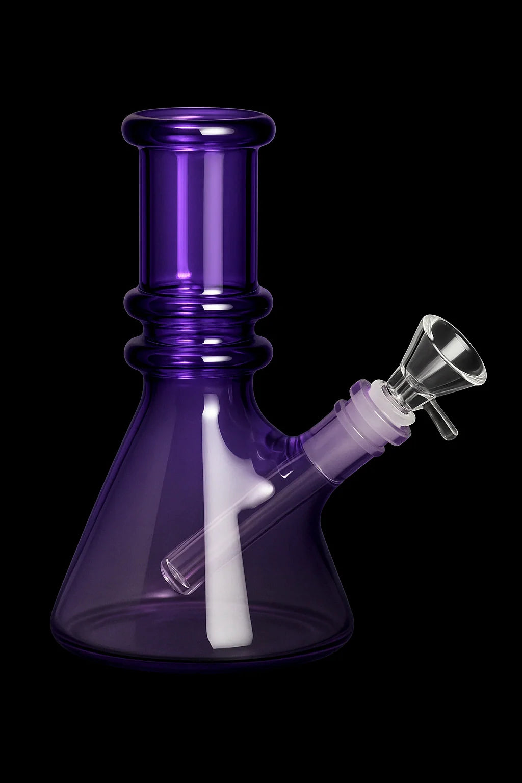 Smoke Cartel Heavy Iridescent Beaker Bong - 6 in.