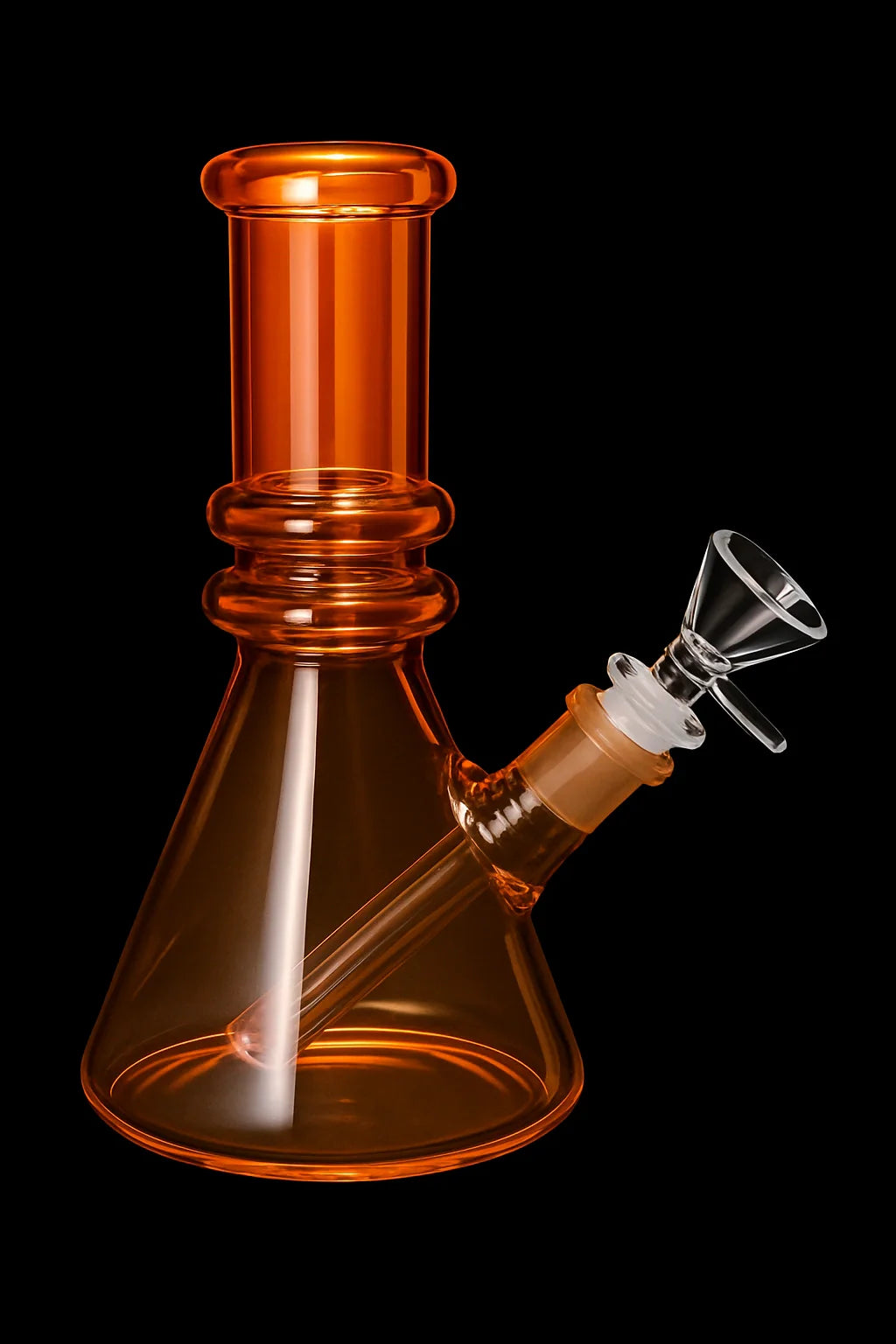 Smoke Cartel Heavy Iridescent Beaker Bong - 6 in.