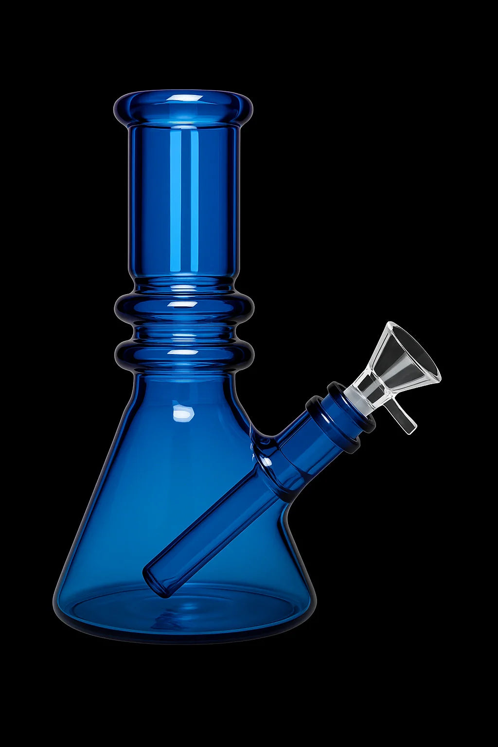 Smoke Cartel Heavy Iridescent Beaker Bong - 6 in.
