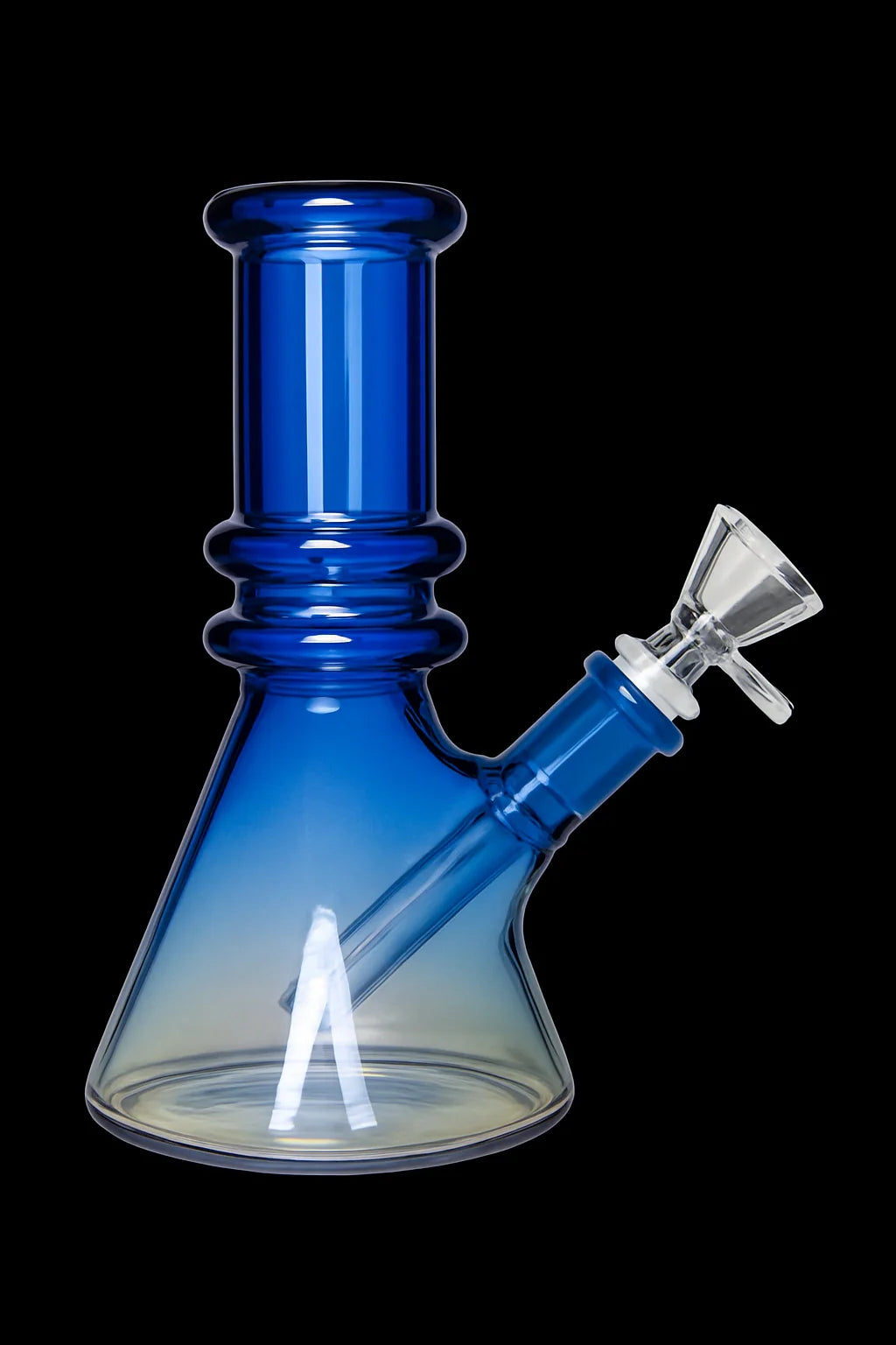 Smoke Cartel Heavy Iridescent Beaker Bong - 6 in.