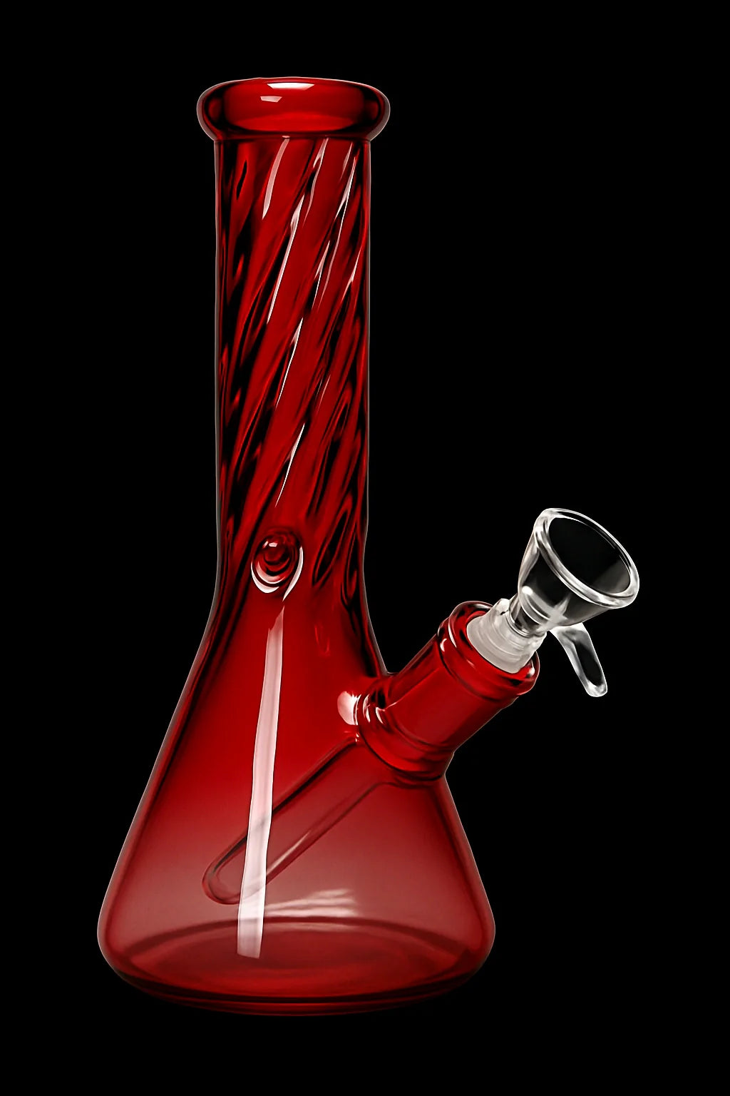 Smoke Cartel Twisted Beaker Bong - 8 in.