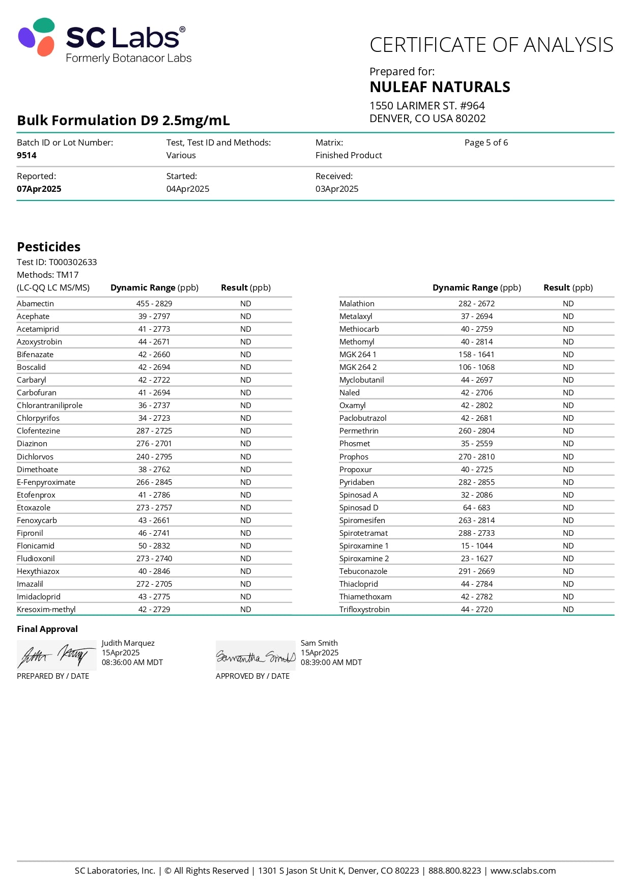 NuLeaf Naturals Delta 9 THC Capsules