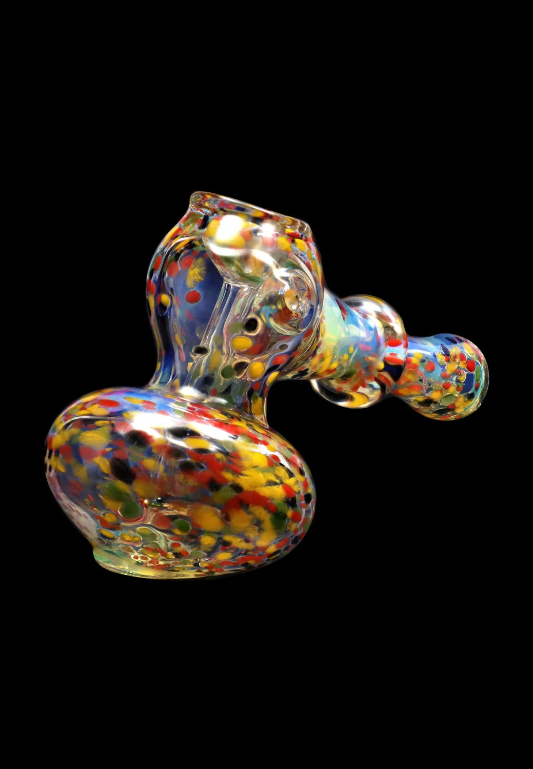 Smoke Cartel Rainbow Frit Hammer Bubbler - 5 in.