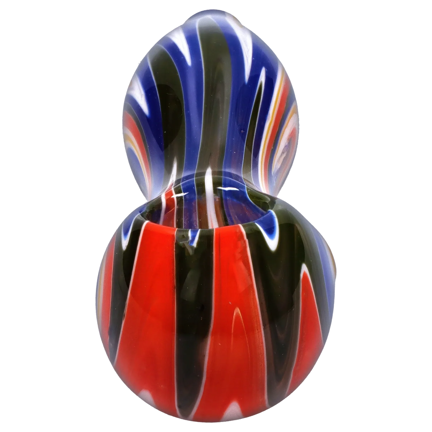 Smoke Cartel Slime Reversal Wig Wag Spoon Pipe - 4.5 in.