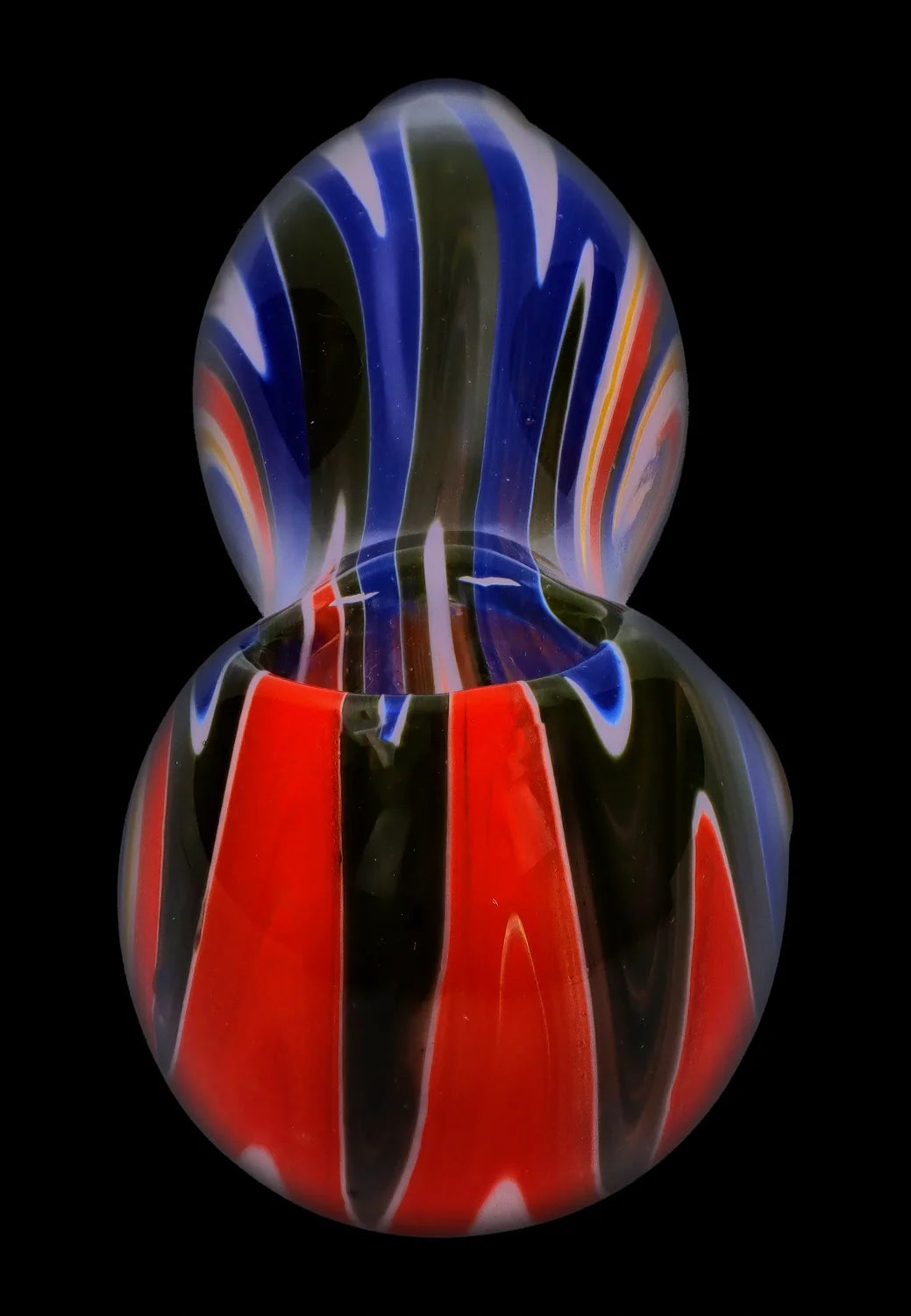 Smoke Cartel Slime Reversal Wig Wag Spoon Pipe - 4.5 in.